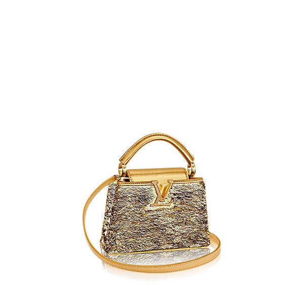 Louis Vuitton Capucines Mini In Gold | ModeSens