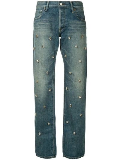 Tu Es Mon Tresor Bijou Pearl Jeans In Blue