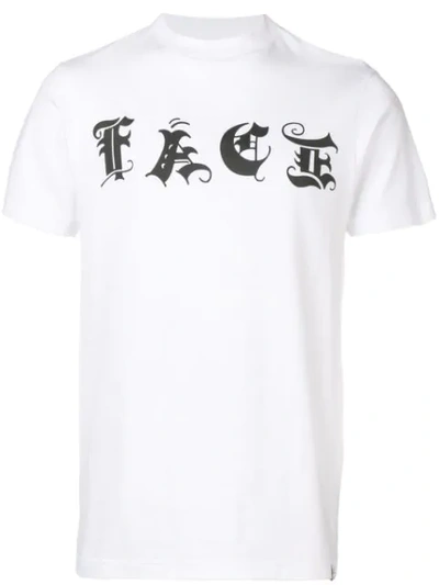 Facetasm Logo Print T-shirt In White