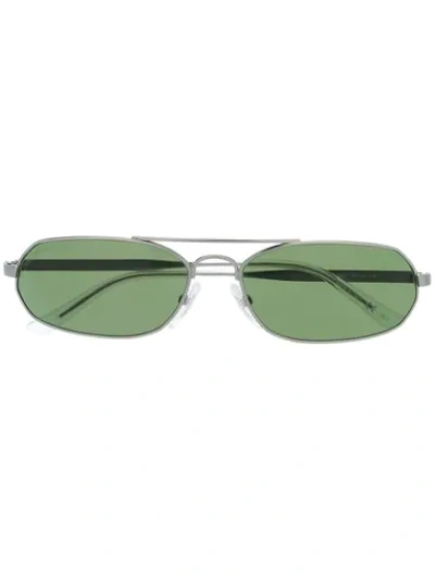 Balenciaga Top Bar Narrow Sunglasses In C002