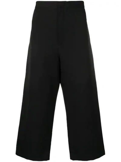 Jil Sander Wide Leg Trousers In Black 001