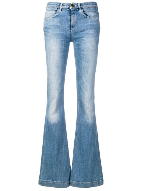 L'autre Chose Chiaro Flared Jeans In Blue | ModeSens