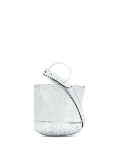 Simon Miller Crackle Effect Mini Bag In White
