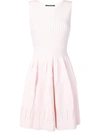 Antonino Valenti Fitted Waist Dress In Pink