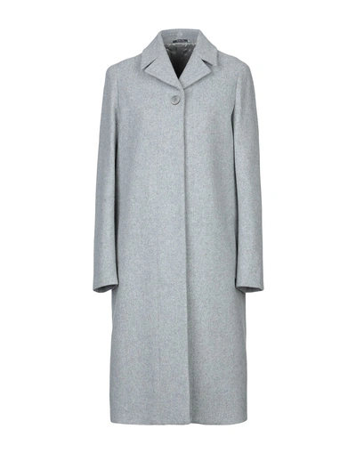 Maison Margiela Coat In Light Grey