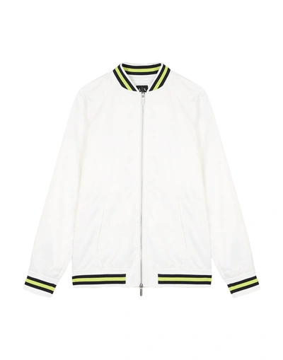Armani Exchange Jackets In White