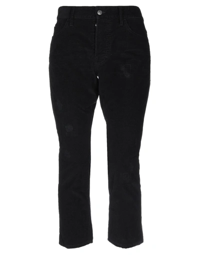 Dsquared2 Cropped Pants In Black