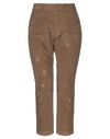 Dsquared2 Cropped Pants In Beige