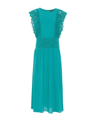 Christies Long Dress In Turquoise