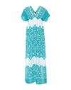 Christies Long Dress In Turquoise