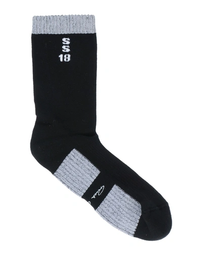 Rick Owens Short Socks In Black