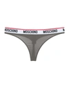 Moschino Thongs In Lead