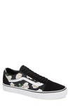 Vans Old Skool Sneaker In Black/ White Romantic Floral