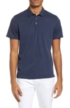 Zachary Prell Caldwell Pique Regular Fit Polo In Navy