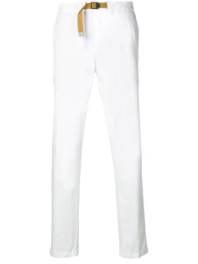 White Sand Belted Slim In White