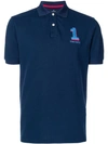 Hackett Short Sleeved Polo Shirt In Blue