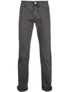 Jacob Cohen Slim Fit Jeans In Grey