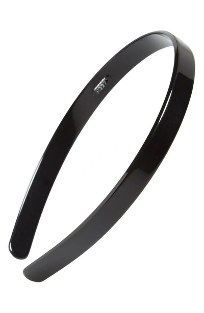 France Luxe Skinny Headband In Black
