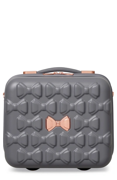 Ted Baker Beau Hard Side Vanity Case In Grey