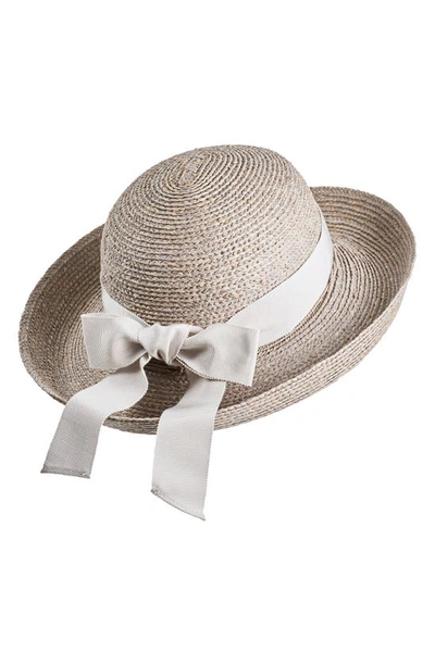 Helen Kaminski Newport Raffia Straw Hat In Eclipse/ Moonlight