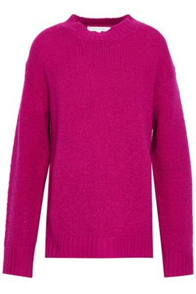 Marc Jacobs Woman Wool And Cashmere-blend Sweater Magenta