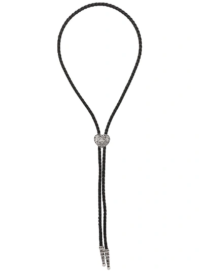 Saint Laurent Bollero Necklace In Black