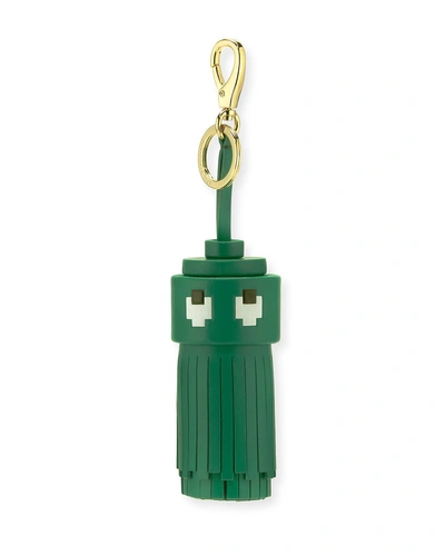 Anya Hindmarch Ghost Tassel Charm In Jade