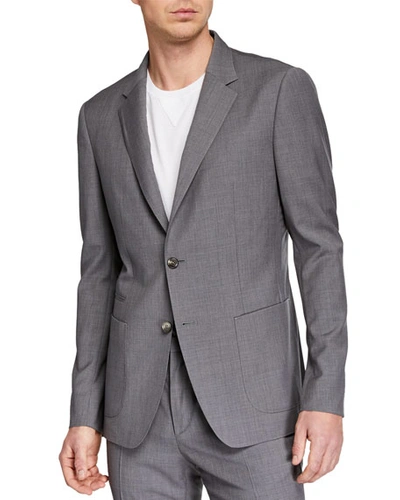 Z Zegna Men's Wash-and-go Two-piece Suit In Dark Gray