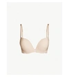 Chantelle Absolute Invisible Stretch-jersey Bra In 01n Golden Beige