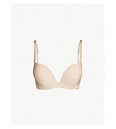 Chantelle Absolute Invisible Stretch-jersey Bra In 01n Golden Beige