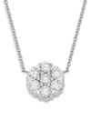 Saks Fifth Avenue 14k White Gold & Diamond Pendant Necklace