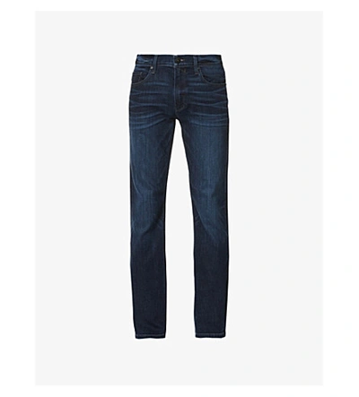 Paige Federal Slim Straight Leg Jeans In Inkwell