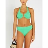 Melissa Odabash Brussels Halterneck Bikini Top In Green