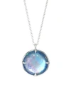 Ippolita Rock Candy Sterling Silver & Triplet Bottle Cap Double-sided Pendant Necklace