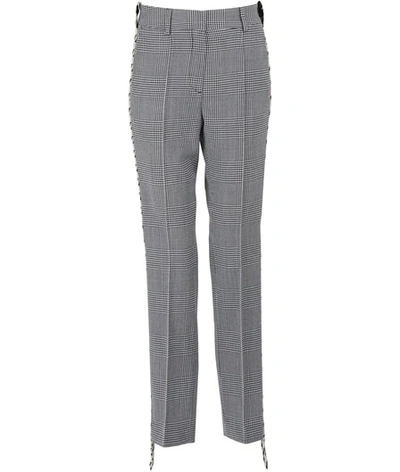 Off-white Wool Trousers In Multicolor