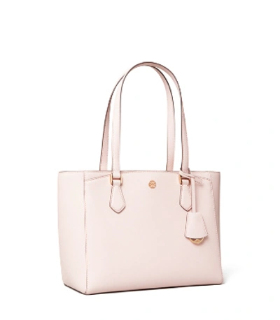 Tory Burch Robinson Small Tote Bag In Shell Pink