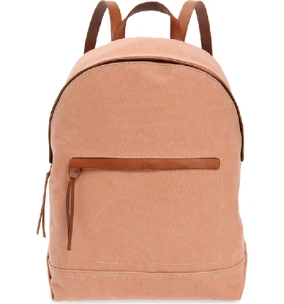 Madewell The Charleston Backpack - Coral In Antique Coral