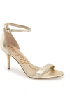 Sam Edelman 'patti' Ankle Strap Sandal In Jute