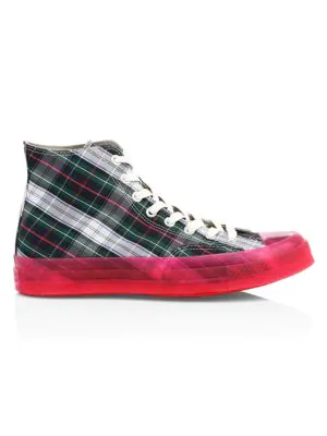 converse elevated plaid