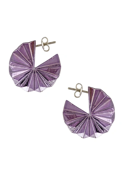 Gaviria Lantern Earrings In Lavender