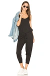 Bobi Supreme Jersey Sleeveless Jumpsuit In Black