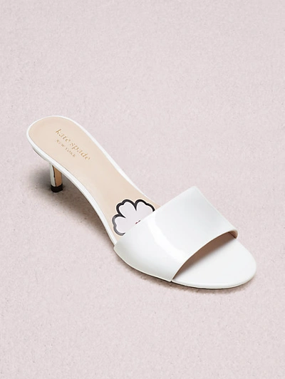 Kate Spade Savvi Slide Sandal In White