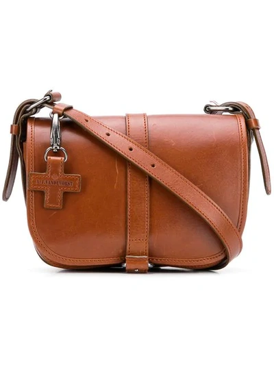 A.f.vandevorst Foldover Crossbody Bag In Brown