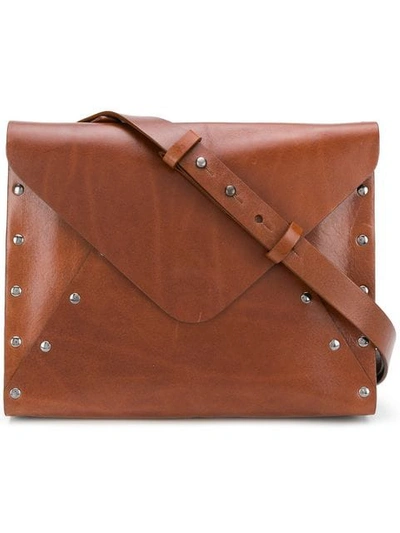 A.f.vandevorst Studded Shoulder Bag In Brown