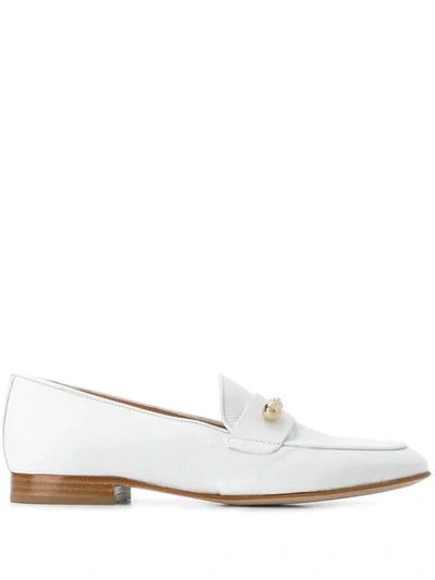 Baldinini Round-toe Loafers In White