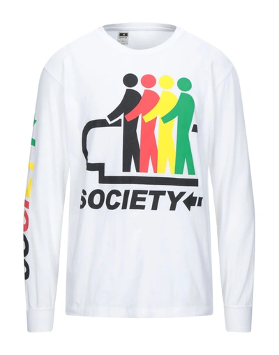 Society T-shirts In White