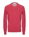 Ballantyne Sweater In Maroon