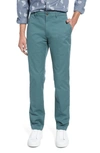 Club Monaco Connor Trim Fit Stretch Cotton Chino Pants In Scout Blue