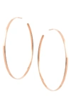 Lana Jewelry Sunrise Hoop Earrings In Rose Gold