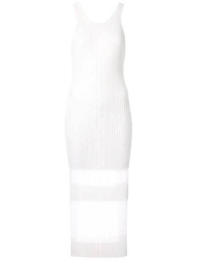 Dion Lee Opacity Tank Dress In White